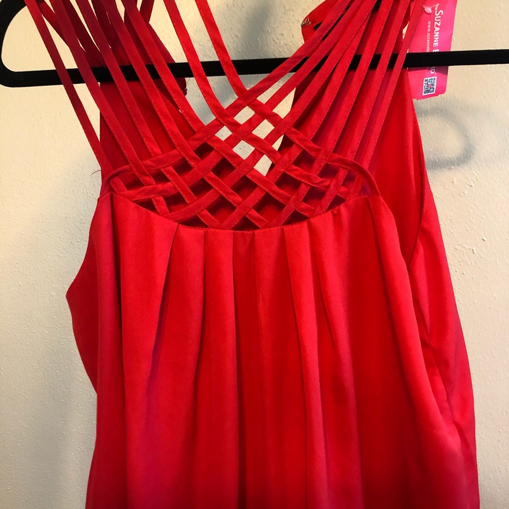 Red blouse
